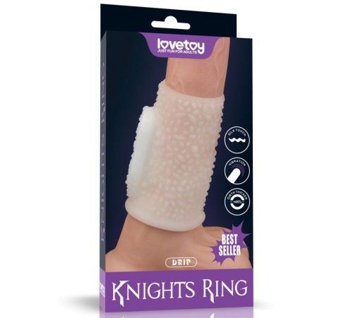 Насадка на пенис Vibrating Drip Knights Ring