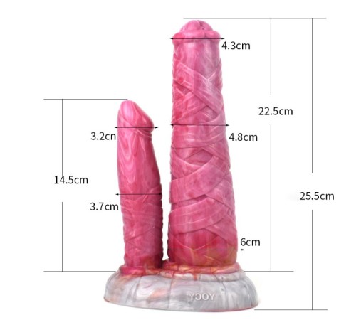 Liquid silicone special-shaped artificial penis ZY-2075