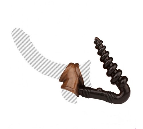 Cock Ring Conjoined Anal Plug Tower Erection Enhancer