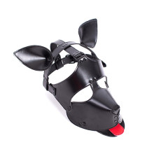 Leather Dog Mask Hoods