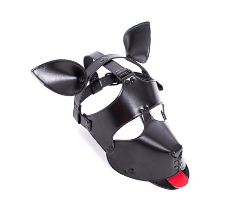 Leather Dog Mask Hoods