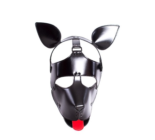 Leather Dog Mask Hoods