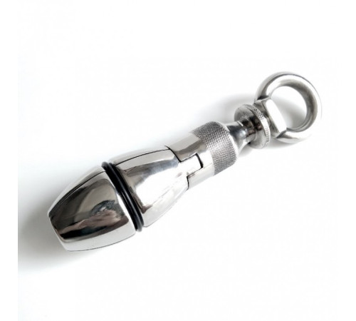 Stainless Steel Anal Lock Expanding & Locking Butt Plug