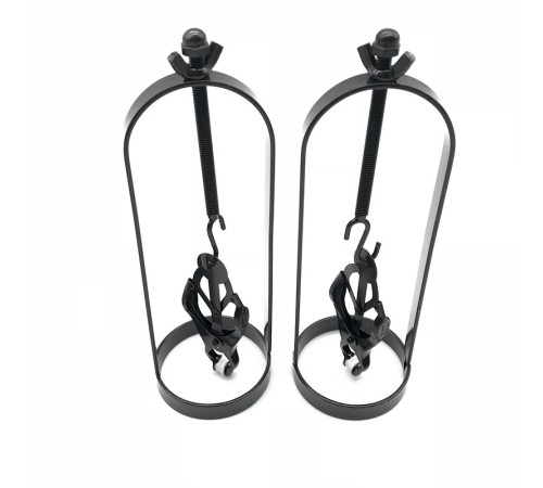 Stainless Steel Clover Clamp Nipple Stretcher (PAIR) BLACK