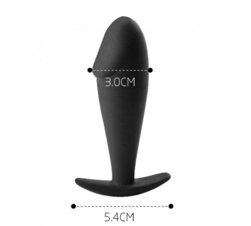 Silicone Glans Anal Plug / Silicone Butt Plug