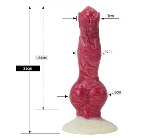 orgasm squirting Liquid silicone special-shaped artificial penis ZY-5028