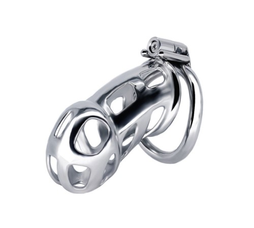 Newly designed stainless steel Cobra chastity device ZC216