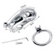 Newly designed stainless steel Cobra chastity device ZC216