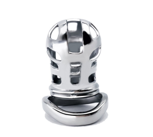 Newly designed stainless steel Cobra chastity device ZC217