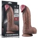 Фаллоимитатор гигант на присоске Dual Layered Silicone Cock XXL 11.0