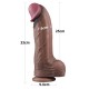 Фаллоимитатор гигант на присоске Dual Layered Silicone Cock XXL 13.0