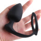 NEW Silicone Ring + Large Anal Plug Prostates Massager