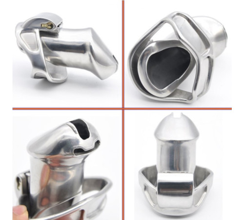 Standard Stainless Steel Male Chastity Cage Device Small