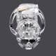 The latest design male chastity device with air-permeable pores Small Clear