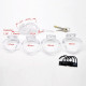 The latest design male chastity device with air-permeable pores Small Clear