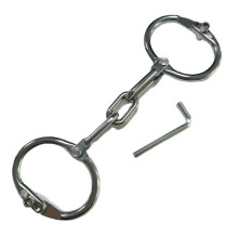 Oval Adjustable Alloy Handcuffs