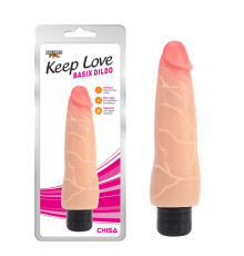 Мультискоростной вибратор телесного цвета Keep Love Basix Dildo