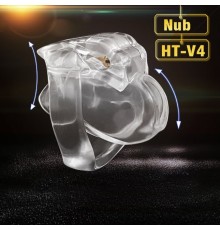 HT V4 Male Chastity Device Nub clear