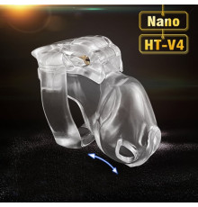 HT V4 Male Chastity Device Nano clear