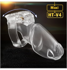 HT V4 Male Chastity Device Maxi clear