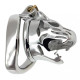 new ultra-small tiger head chastity cage A