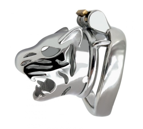 new ultra-small tiger head chastity cage A