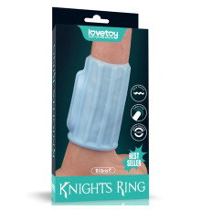 Насадка на пенис Vibrating Ridge Knights Ring Blue