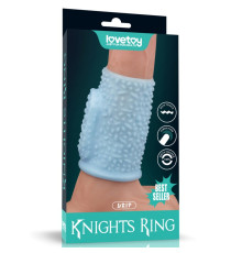 Насадка на пенис Vibrating Drip Knights Ring Blue