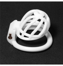 PA Ring New Design Male Chastity Device White