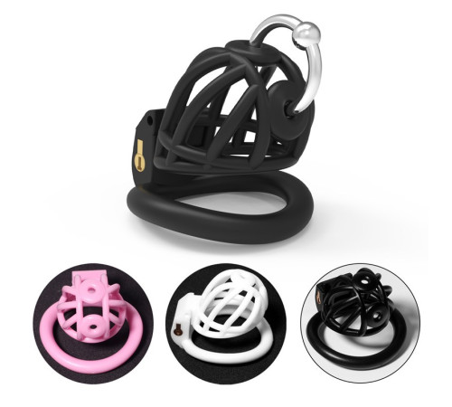 PA Ring New Design Male Chastity Device White