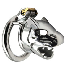 new ultra-small tiger head chastity cage B