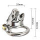 new ultra-small tiger head chastity cage B