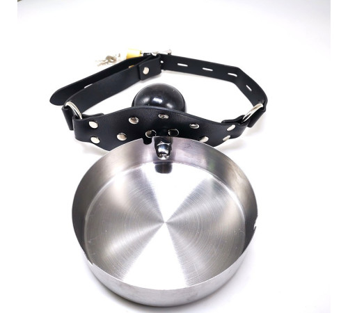 Slave Dog Basin Ashtray + Asphyxia Gag