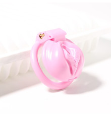 New Pink Vulva Male Chastity Devices Small