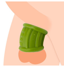 Hyperelastic Silicone Testicular Ring Green