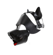 Detachable and Assembled PU Leather Dog Headgear