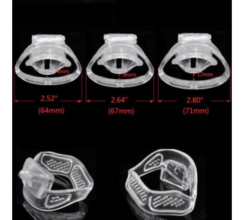 Male Chastity Device with Perforated design Cage Red Standart