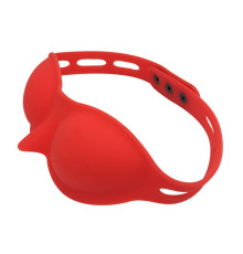 Силиконовая красная бондажная маска Molding Eyepatch