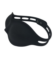 Силиконовая черная бондажная маска Molding Eyepatch