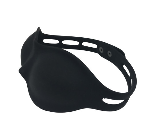 Силиконовая черная бондажная маска Molding Eyepatch