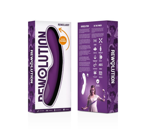 Масажер для точки-G фиолетовый Rewolution Rewoclassy Flexible Vibrator