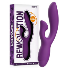 Двойной вибратор фиолетовый Rewolution Rewofun Flexible Rabbit Vibrator