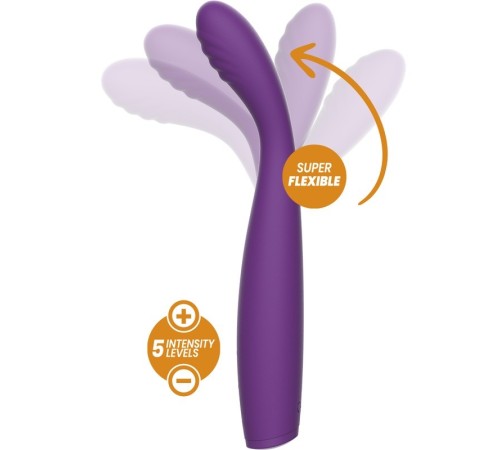 Масажер для стимуляции точки G фиолетовый Rewolution Rewostim Flexible Vibrator