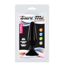 Черная особиста пробка Lure Me Silicone Anal Plug Small