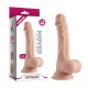 Фаллоимитатор с мошонкой на присоске Sliding Skin Dual layer Dick 7.6