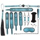 Набор атрибутов для ігор игр Blue Bondage Kit 8 Pieces