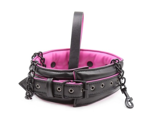 Набор для бондажа черно-розовый Black and Fuchsia Bondage Kit 3 Pieces