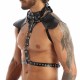 Портупея мужская черного цвета Mens Faux Leather Halter