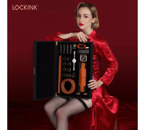 Большой элитный ігор набор Bondage & Restraint Set Lockink