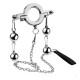 Кольцо утяжелитель для неї с поводком Cock Ring With Double Weight Ball and Leash